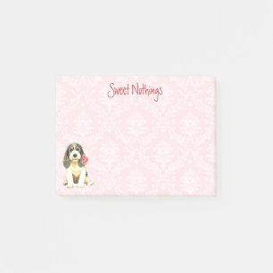Valentine Ro Petit Basset Griffon Vendeen Post-it Block
