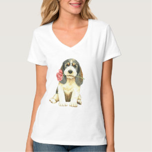 Valentine Ro Petit Basset Griffon Vendeen T Shirt
