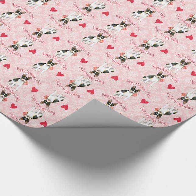 Valentine Ro Råtta Terrier Presentpapper (Hörn)