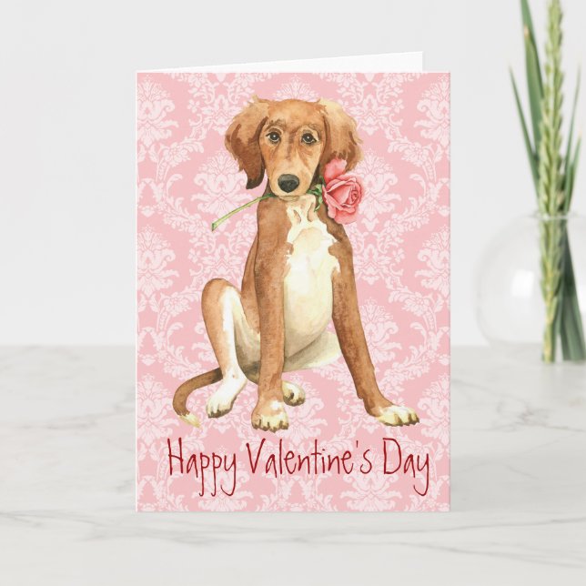 Valentine Ro Saluki Helgkort (Framsida)