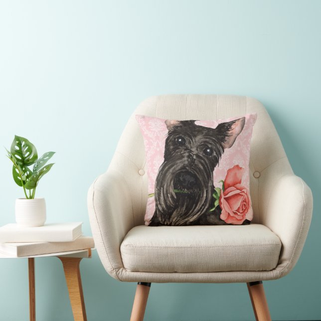 Valentine Ro Scottish Terrier Kudde (Stol)