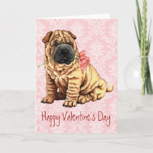 Valentine Ro Shar-Pei Helgkort