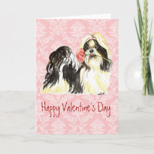 Valentine Ro Shih Tzu Helgkort