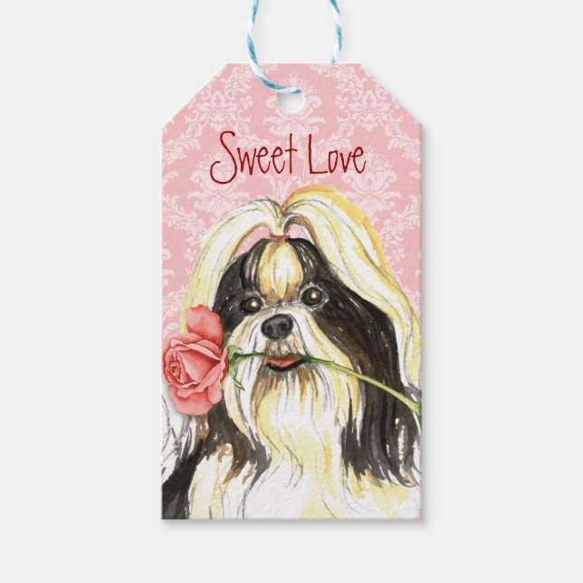 Valentine Ro Shih Tzu Presentetikett (Framsidan)