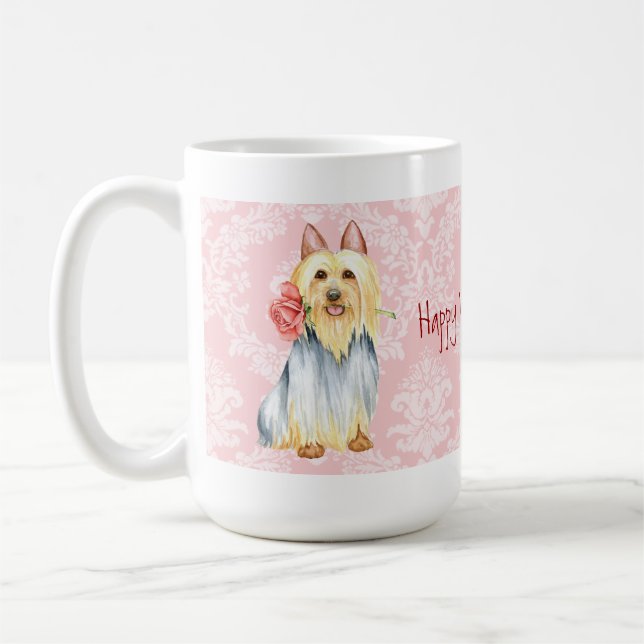 Valentine Ro Silky Terrier Coffee Mugg (Vänster)