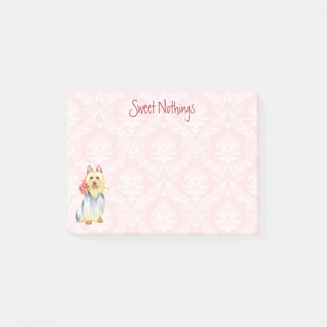 Valentine Ro Silky Terrier Post-it Notes (Framsida)