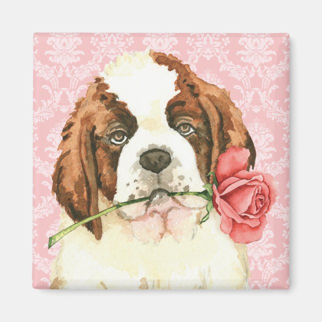 Valentine Ro St. Bernard Magnet (Framsidan)