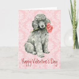 Valentine Ro Standard Pudel Helgkort