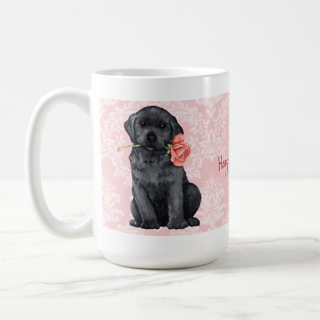 Valentine Ro Svart lab Kaffemugg (Vänster)