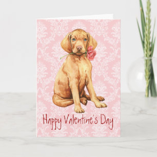 Valentine Ro Vizsla Helgkort