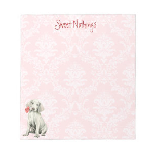 Valentine Ro Weimaraner Anteckningsblock