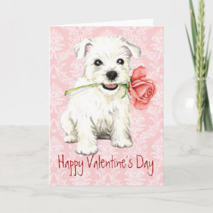 Valentine Ro Westie Helgkort