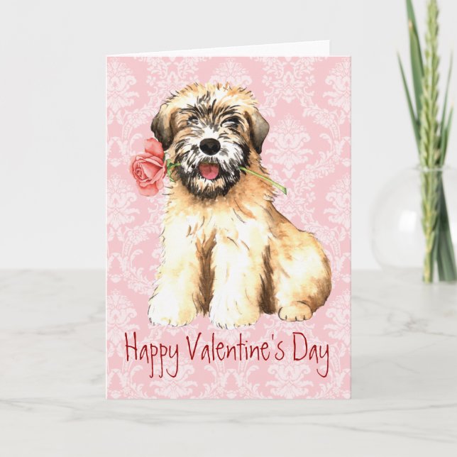 Valentine Ro Wheaten Helgkort (Framsida)