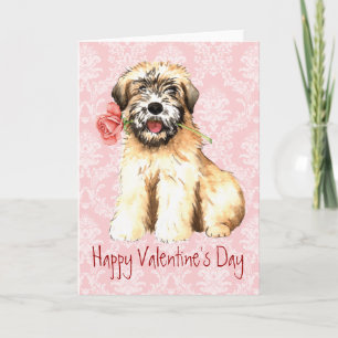 Valentine Ro Wheaten Helgkort