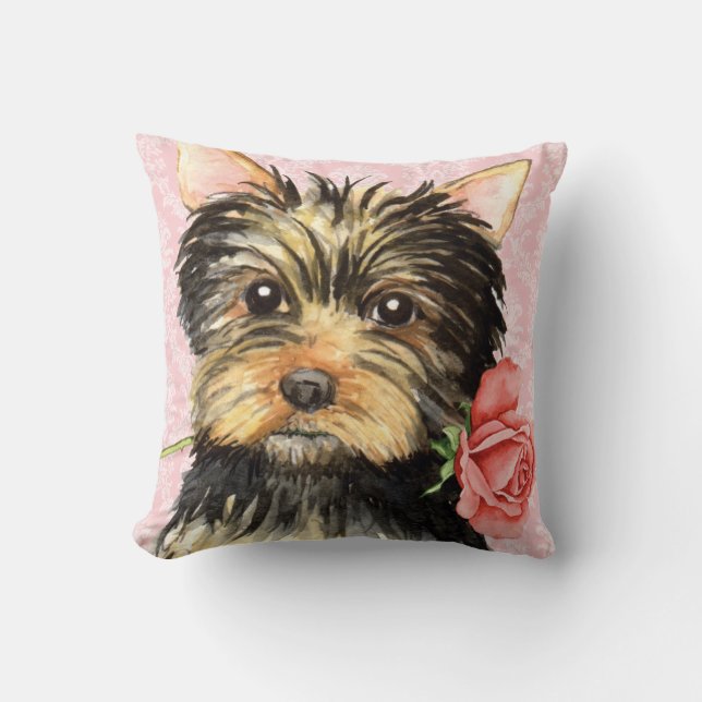 Valentine Ro Yorkie Kudde (Framsida)