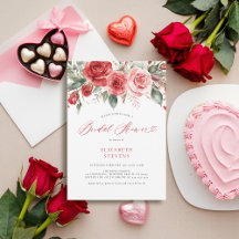 Valentine Röd ros Calligraphy Chic Möhippa