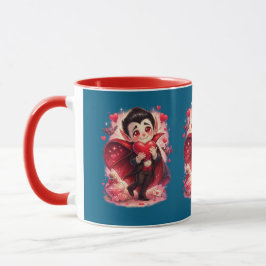 Valentine rolig Dracula-mugg  Mugg