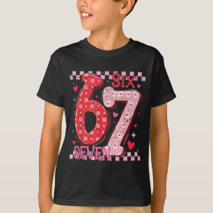 Valentine rolig sex sju 6 7 meme slang män kvinnor t shirt