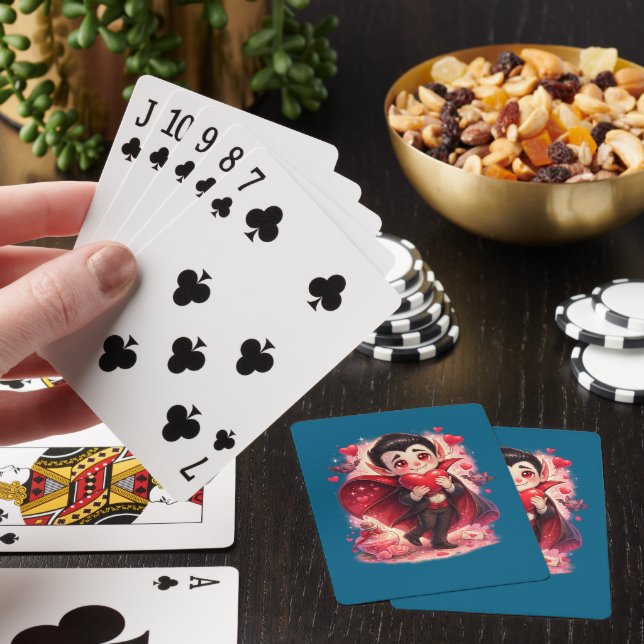 Valentine Roliga Dracula  Casinokort (På plats)