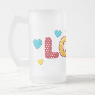 Valentine Roligt 3D Mix and Match Frostat Ölglas