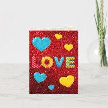 Valentine Roligt 3D Mix och Match HÄLSNING 3