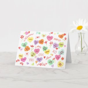 Valentine Roligt Hearwers Flowers Du är den bästa Kort