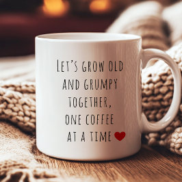 Valentine Romantic Cute Funny Girlvän Boyvän Kaffemugg