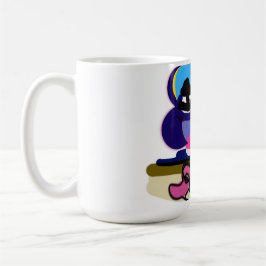 Valentine Rosa Flamingos roligt Kaffemugg