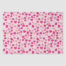 Valentine Rosa Hearts with White