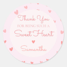 Valentine Rosa Peach Hearts Birthday