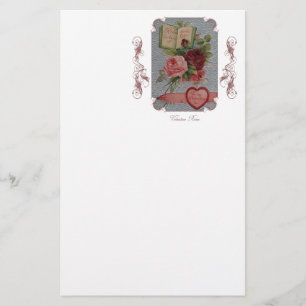 Valentine Rosor Pappersvaror Brevpapper
