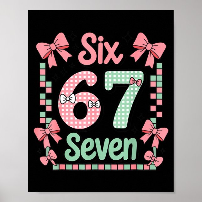 Valentine’s Day 67 Meme Filled With Hearts Funny S Poster (Framsidan)