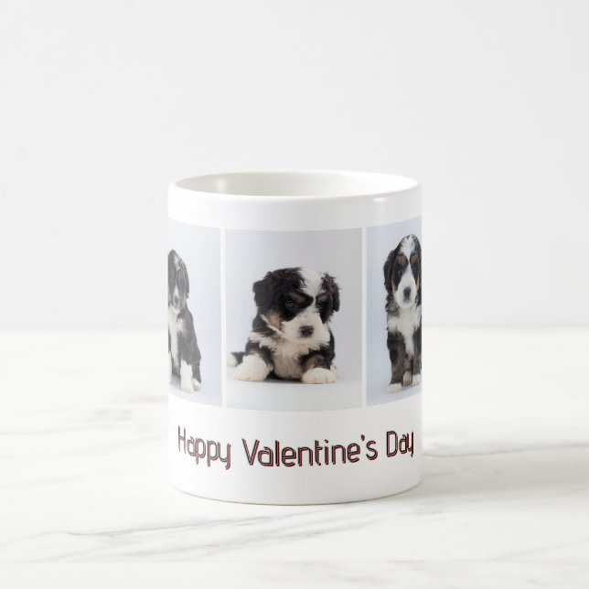 Valentine’s Day Dog Mug – Add Your Dog’s Photos Kaffemugg (Center)