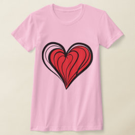 Valentine’s Day Gifts - Red Heart T Shirt