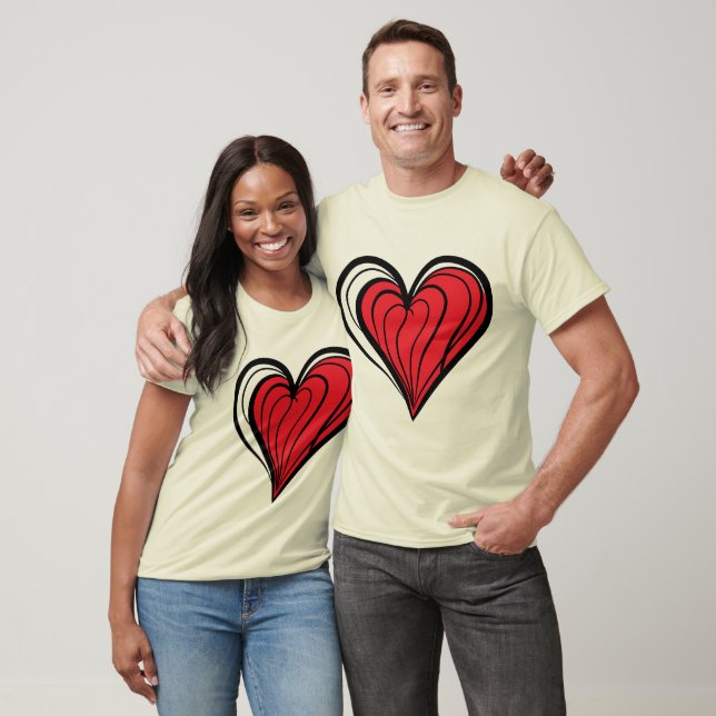 Valentine’s Day Gifts - Red Heart T Shirt (Unisex)