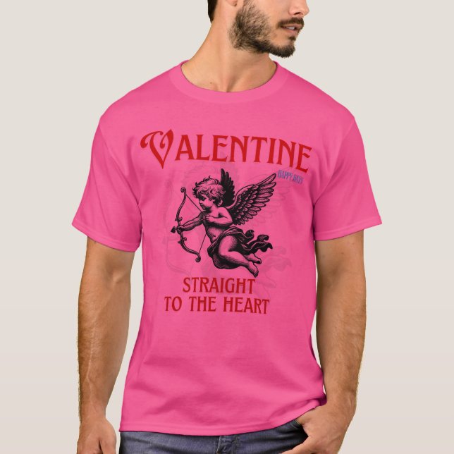 Valentine’s Day Love Charm T Shirt (Framsida)