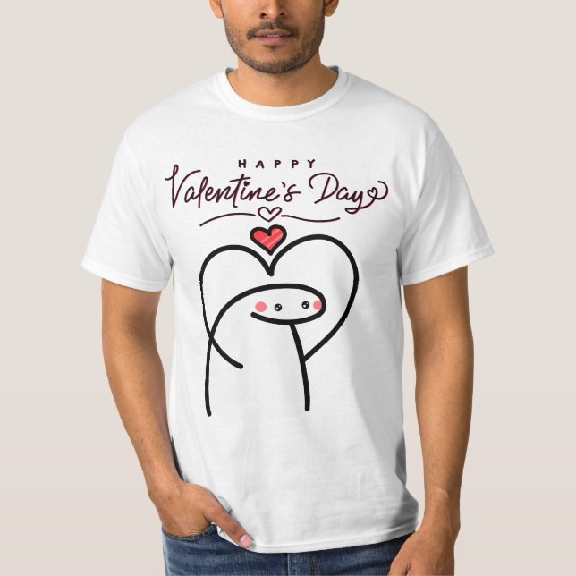 Valentine’s Day Love Charm T Shirt (Framsida)