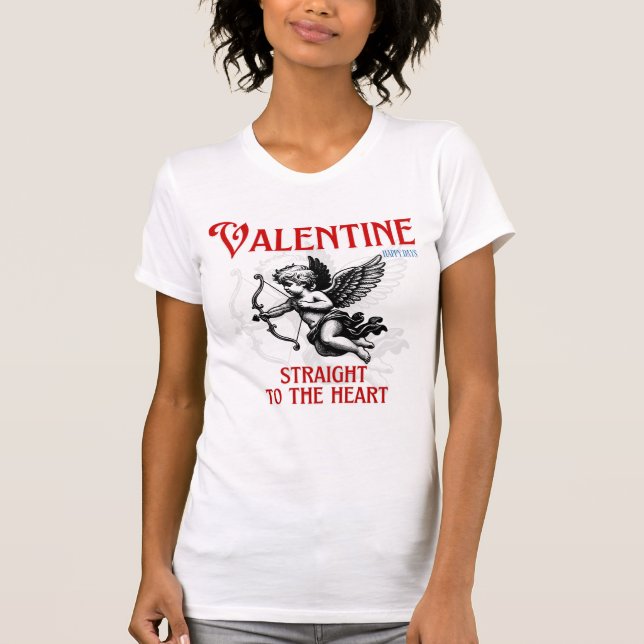 Valentine’s Day Love Charm T Shirt (Framsida)