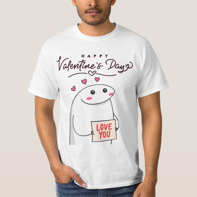 Valentine’s Day Love Charm T Shirt (Framsida)
