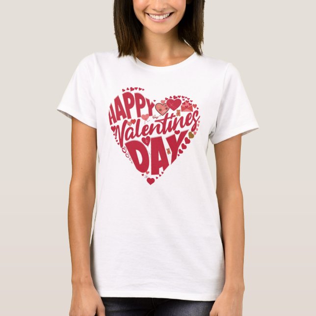 Valentine’s Day Love Charm T Shirt (Framsida)