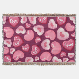 Valentine’s Day Love Hearts. Sweet and Glossy Hea Filt