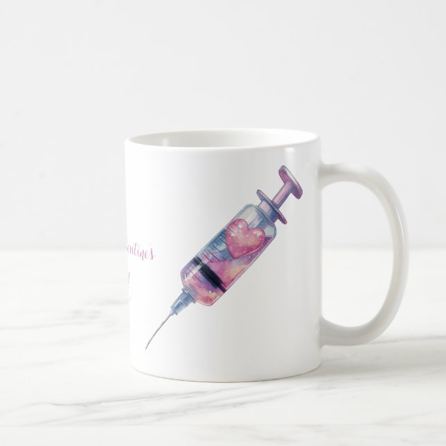 Valentine’s Day Love Injection Design Kaffemugg (Höger)