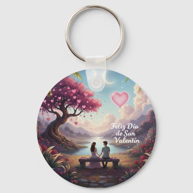 Valentine’s Day Love Keychain Nyckelring (Framsida)