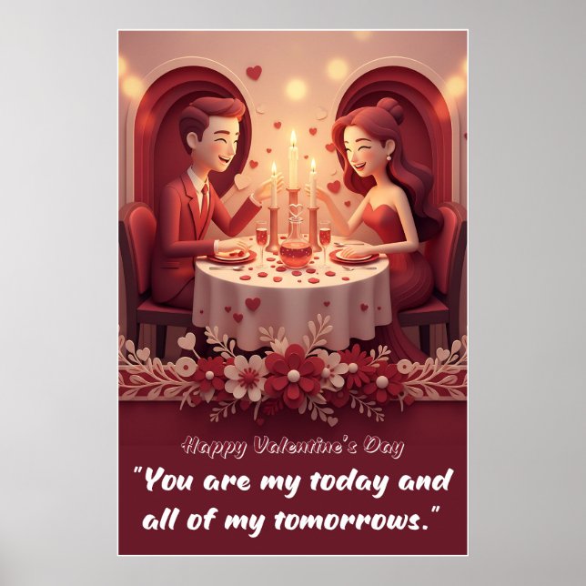 Valentine’s Day Love Quote Poster (Framsidan)