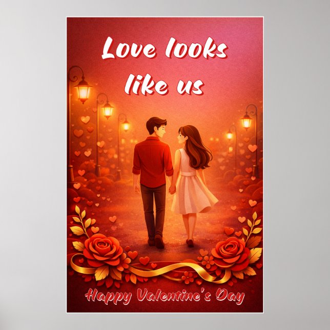 Valentine’s Day Love Quote Poster (Framsidan)