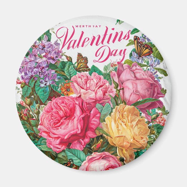 Valentine’s Day Magnet | Romantic, Cute  (Framsidan)