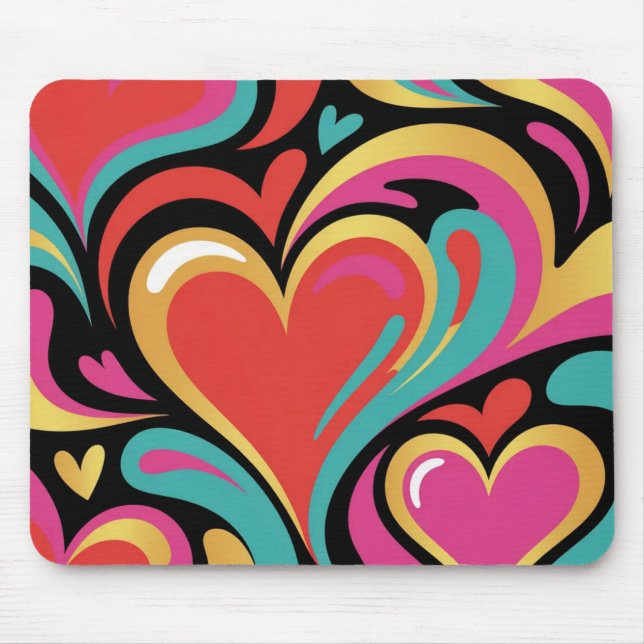 Valentine’s Day Mousepad | Romantic Musmatta (Framsidan)