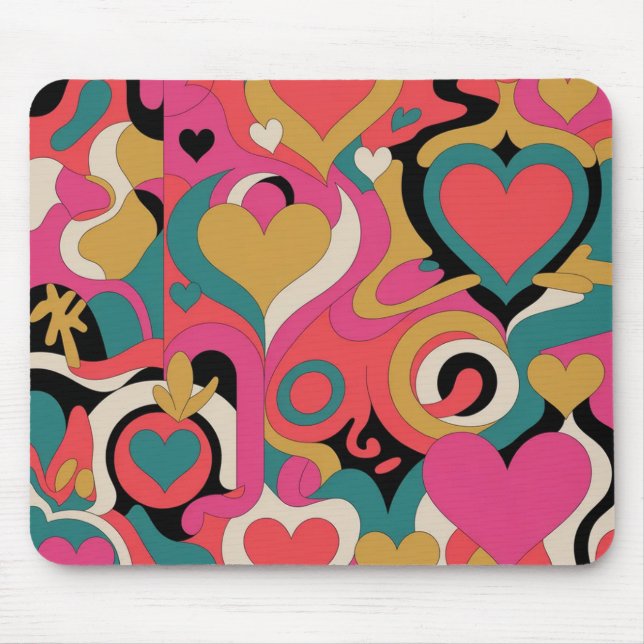 Valentine’s Day Mousepad | Romantic Musmatta (Framsidan)