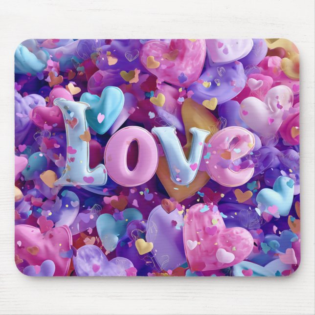 Valentine’s Day Mousepad | Romantic Musmatta (Framsidan)