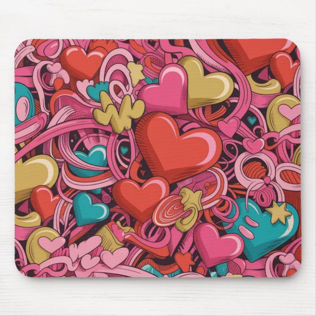 Valentine’s Day Mousepad | Romantic Musmatta (Framsidan)